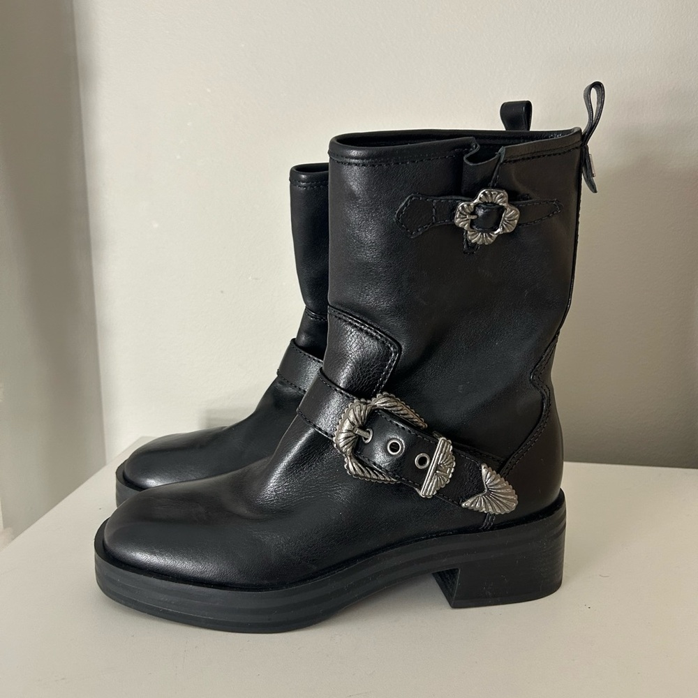Larroude Hardy Buckle Boot - Picture 4 of 9